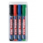 Marker za belu tablu 363 1-5mm, kosi vrh, set 1/4 Edding sortirano