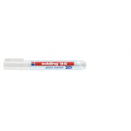 Marker za staklenu tablu E-95 1,5-3mm, zaobljeni Edding bela