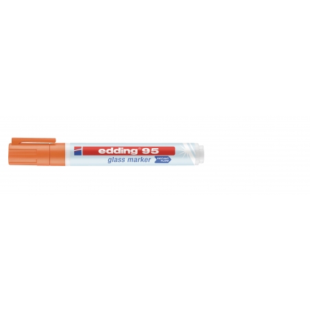 Marker za staklenu tablu E-95 1,5-3mm, zaobljeni Edding narandžasta