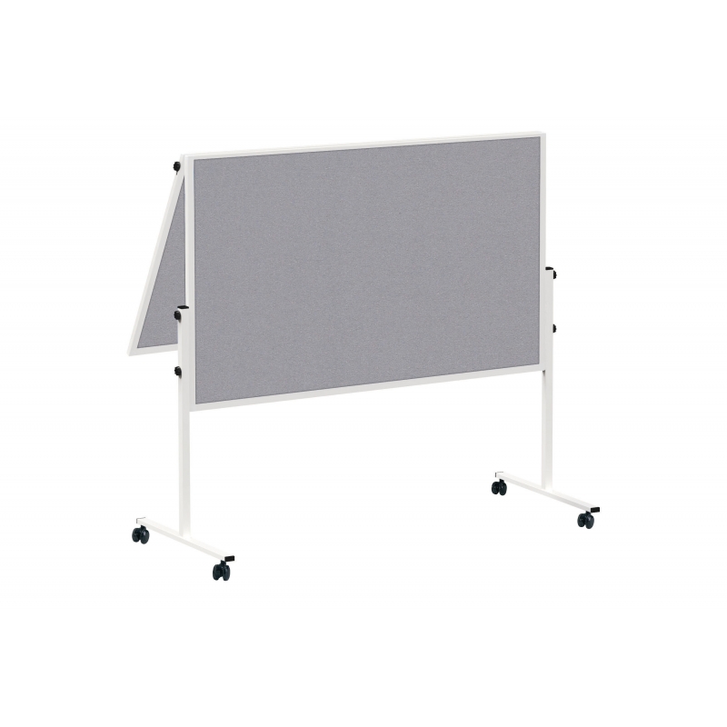 Tabla za moderaciju od filca, obostrana, preklopiva 150x120cm, MAUL "solid" MAUL siva