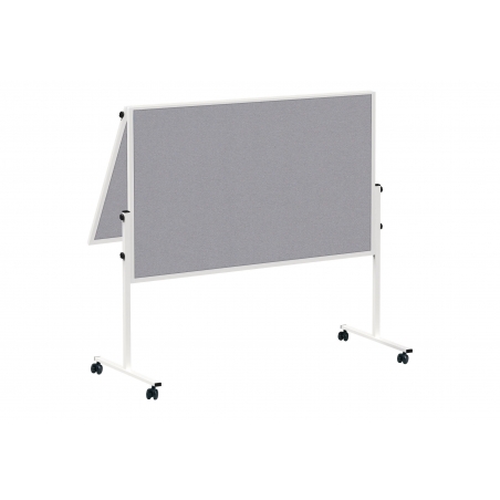 Tabla za moderaciju od filca, obostrana, preklopiva 150x120cm, MAUL "solid" MAUL siva