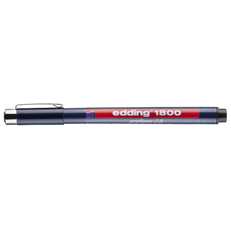 Drawliner E-1800 0,5mm Edding crna