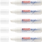 Akrilni marker E-5000 broad 5-10mm kosi vrh Edding bela