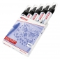Akrilni marker E-5000 broad 5-10mm kosi vrh Edding crna