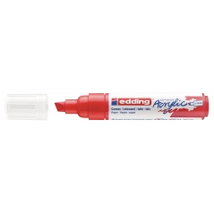 Akrilni marker E-5000 broad 5-10mm kosi vrh Edding crvena