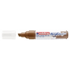 Akrilni marker E-5000 broad 5-10mm kosi vrh Edding braon