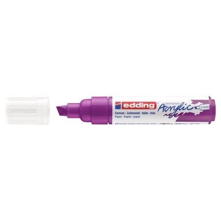 Akrilni marker E-5000 broad 5-10mm kosi vrh Edding borovnica