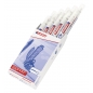 Akrilni marker E-5100 medium 2-3mm obli vrh Edding bela
