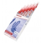 Akrilni marker E-5100 medium 2-3mm obli vrh Edding crvena