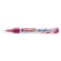 Akrilni marker E-5100 medium 2-3mm obli vrh Edding magenta