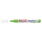 Akrilni marker E-5100 medium 2-3mm obli vrh Edding limun zelena