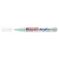 Akrilni marker E-5100 medium 2-3mm obli vrh Edding mramorno zelena