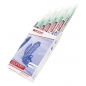 Akrilni marker E-5100 medium 2-3mm obli vrh Edding mramorno zelena