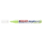 Akrilni marker E-5100 medium 2-3mm obli vrh Edding pastelno zelena