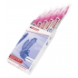 Akrilni marker E-5100 medium 2-3mm obli vrh Edding neon roze