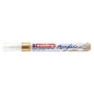 Akrilni marker E-5100 medium 2-3mm obli vrh Edding zlatna