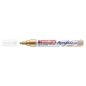 Akrilni marker E-5100 medium 2-3mm obli vrh Edding zlatna