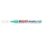 Akrilni marker E-5100 medium 2-3mm obli vrh Edding tirkiz