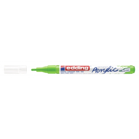 Akrilni marker E-5300 fine 1-2mm obli vrh Edding limun zelena