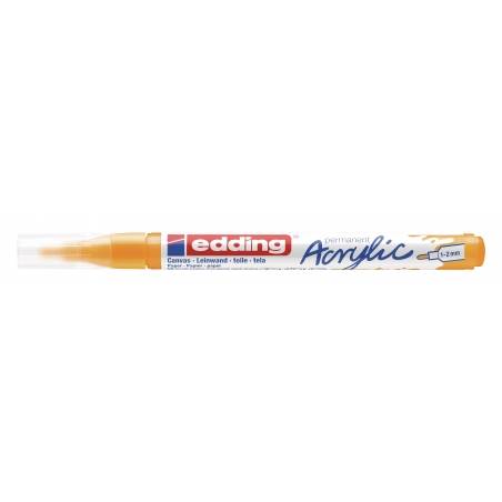 Akrilni marker E-5300 fine 1-2mm obli vrh Edding jarko žuta