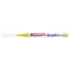 Akrilni marker E-5300 fine 1-2mm obli vrh Edding žuta