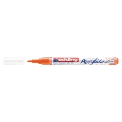 Akrilni marker E-5300 fine 1-2mm obli vrh Edding neon narandžasta