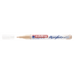 Akrilni marker E-5300 fine 1-2mm obli vrh Edding oker