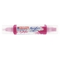 Akrilni marker E-5400 double-liner sa dva vrha Edding magenta