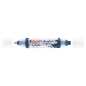 Akrilni marker E-5400 double-liner sa dva vrha Edding tamno plava