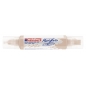 Akrilni marker E-5400 double-liner sa dva vrha Edding oker