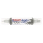 Akrilni marker E-5400 double-liner sa dva vrha Edding antracit