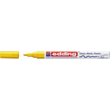 Paint marker E-751 1-2mm Edding žuta