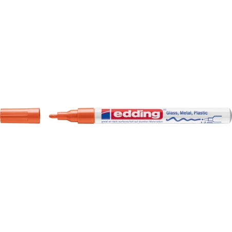 Paint marker E-751 1-2mm Edding narandžasta