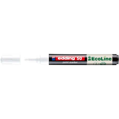 Paint marker E-50 Ecoline 2-3mm, na vodenoj bazi Edding bela