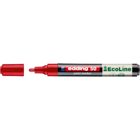 Paint marker E-50 Ecoline 2-3mm, na vodenoj bazi Edding crvena