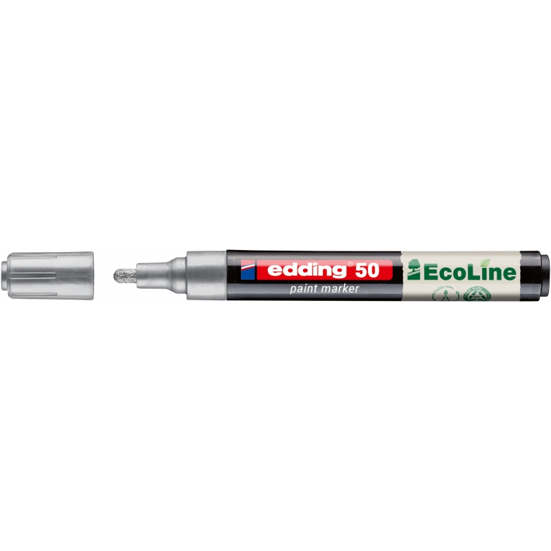 Paint marker E-50 Ecoline 2-3mm Edding srebrna