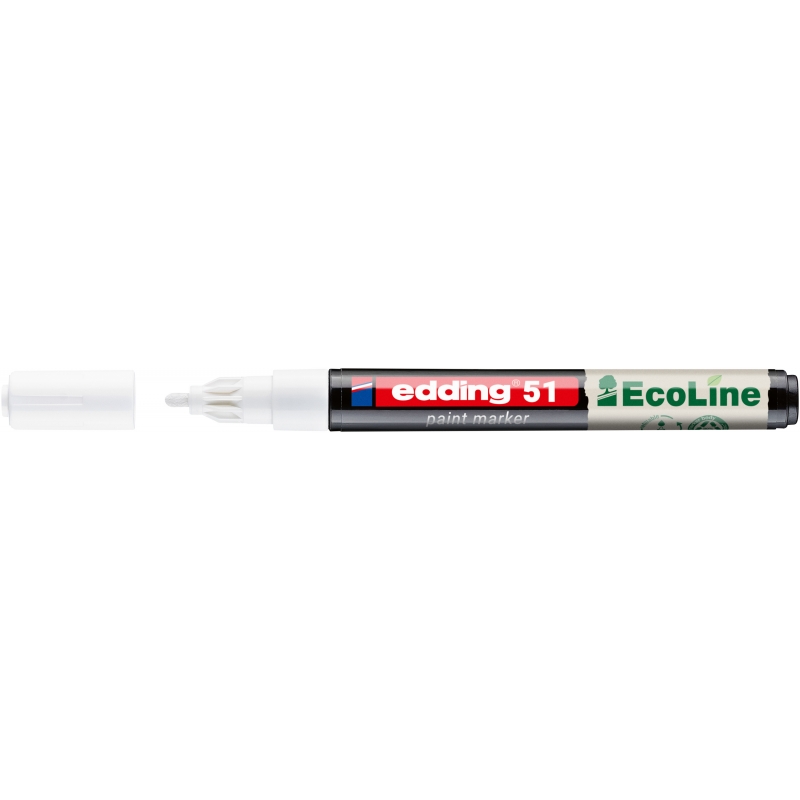 Paint marker E-51 Ecoline 1-2mm Edding bela