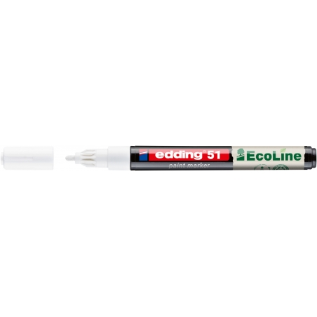 Paint marker E-51 Ecoline 1-2mm, na vodenoj bazi Edding bela
