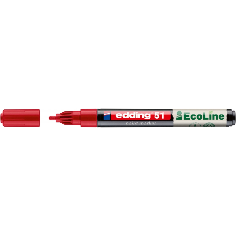 Paint marker E-51 Ecoline 1-2mm Edding crvena