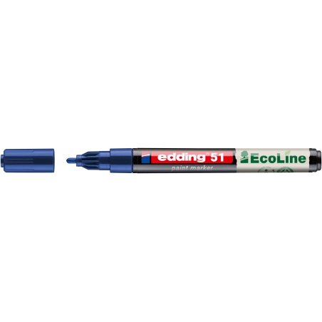 Paint marker E-51 Ecoline 1-2mm, na vodenoj bazi Edding plava
