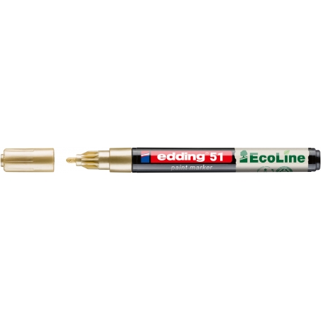 Paint marker E-51 Ecoline 1-2mm, na vodenoj bazi Edding zlatna