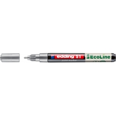 Paint marker E-51 Ecoline 1-2mm, na vodenoj bazi Edding srebrna