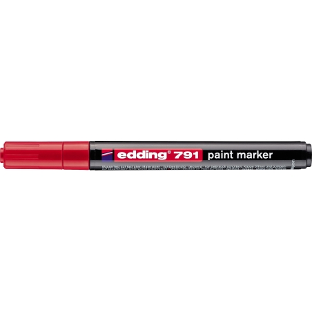 Paint marker E-791 1-2mm Edding crvena