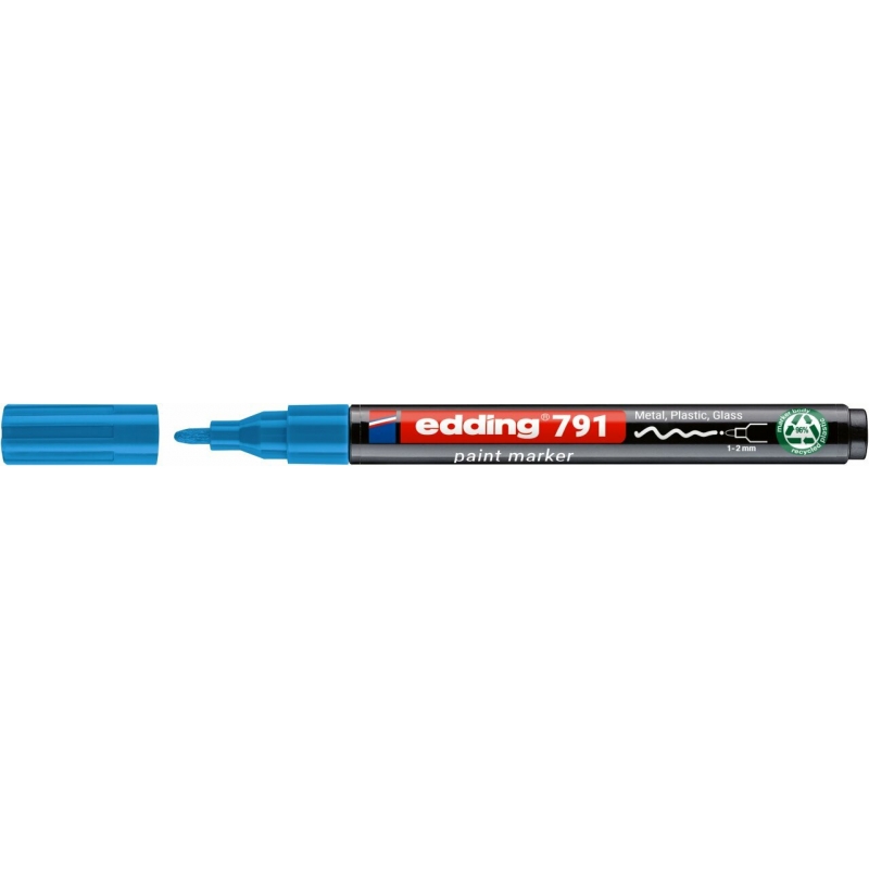 Paint marker E-791 1-2mm Edding svetlo plava