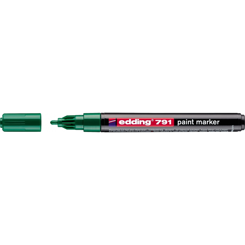 Paint marker E-791 1-2mm Edding zelena