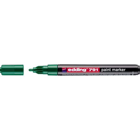 Paint marker E-791 1-2mm Edding zelena