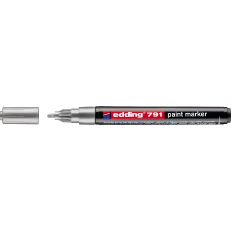 Paint marker E-791 1-2mm Edding srebrna