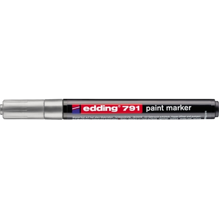 Paint marker E-791 1-2mm Edding srebrna