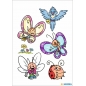 Stikeri TATTOO BUTTERFLYFAM&FRIENDS COLOUR Herma