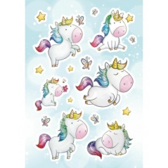 Stikeri  MAGIC UNICORN STAR DUST, JEWEL Herma